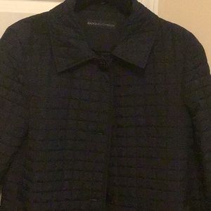 Dana Buchman quilted 3/4 length jacket